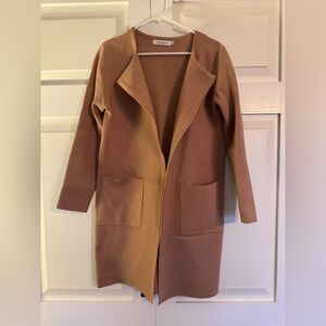 Camel Women’s Long Jacket Sweater